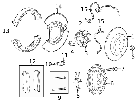Brake Components for 2019 Dodge Charger #3
