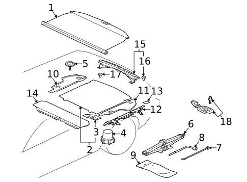 Interior Trim - Rear Body for 2010 Mitsubishi Endeavor #0