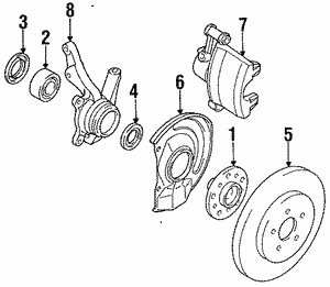 Front Suspension for 1992 Mitsubishi Eclipse | OEM Parts Online