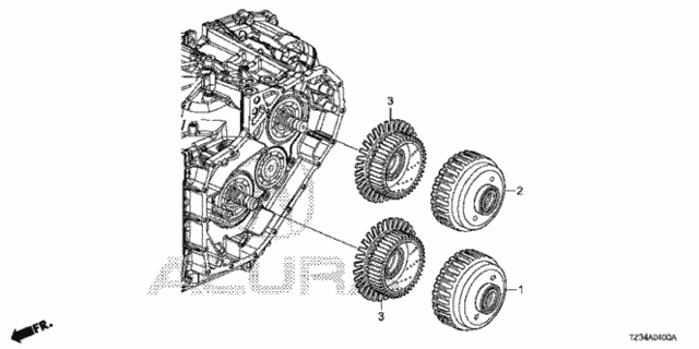 AT Clutch (Main/Secondary) for 2020 Acura TLX #0