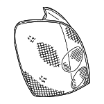 BN5V51170 - : Lens &amp; Housing for Mazda: Protege5 Image