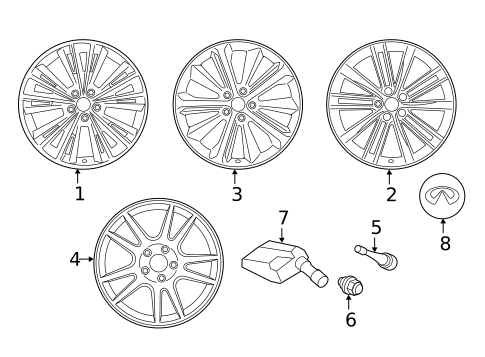 Wheels for 2020 INFINITI Q60 #0
