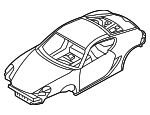 98750090000GRV - Body: Body Assembly for Porsche: Boxster, Cayman Image