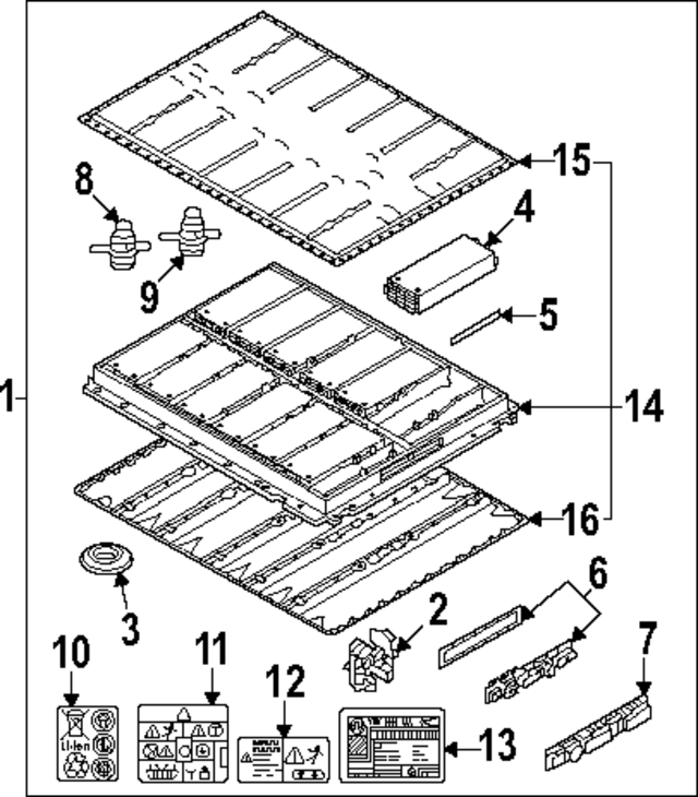 11K915308D - : 2021-2024 Volkswagen ID.4 - Control Assembly for Volkswagen: ID.4 Image