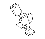 8K0857739AE01C - Electrical: Buckle End for Audi: A4, A4 Quattro, allroad, S4 Image