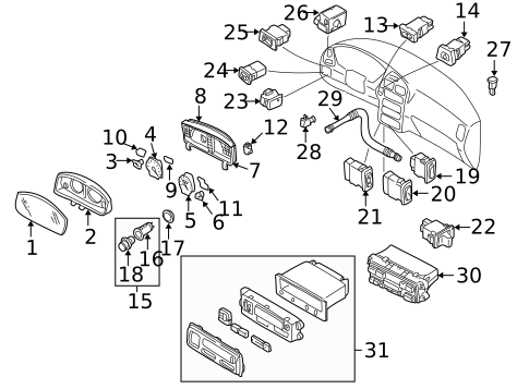 Switches for 1999 INFINITI QX4 #0