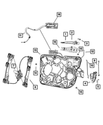 1MX37HGNAE - Doors, Door Mirrors and Related Parts: Exterior Door Handle, Left for Mopar Image