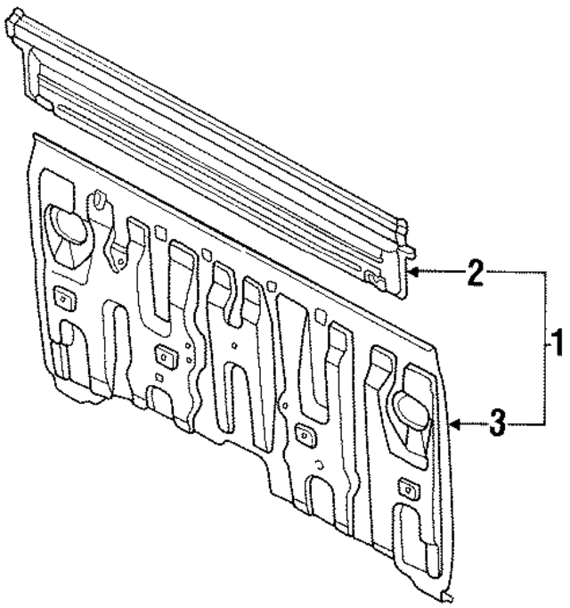 7910092G31 - : Back Panel for Nissan Image