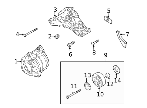 Alternator for 2009 Nissan Armada #0