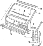 251805033A - Body: Front Panel for Volkswagen Image