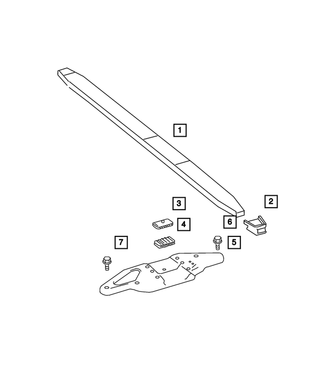 68012187AA - Front Suspension &amp; Drive: Front Leaf Spring for Mopar Image