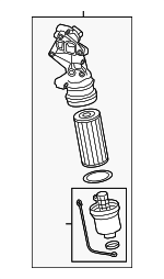 7K115397G - Engine: Oil Filter Housing for Audi Image