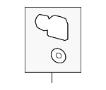 7K117070A - Engine: Oil Cooler Gasket for Audi Image