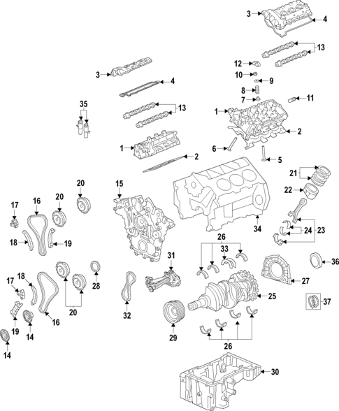 Oil Pump for 2023 Ford Edge #0