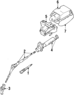 4521022050 - Steering: Main-shaft for Toyota: 4Runner, Celica, Cressida, Land Cruiser, Pickup, Van Image