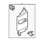 LC5Z7831004AE - : Pillar Trim for Lincoln: Aviator Image