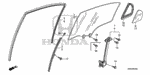 90115SFE004 - Body/Air Conditioning: BOLT, FLANGE (6X12) for Honda Image