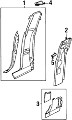 55275141 - Body: Corner Panel for Dodge: Ram 1500, Ram 2500, Ram 3500 Image