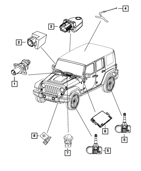 Sensors for 2013 Jeep Wrangler #0