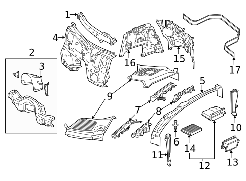 Cowl for 2020 Mercedes-Benz GLC 63 AMG&reg; #2