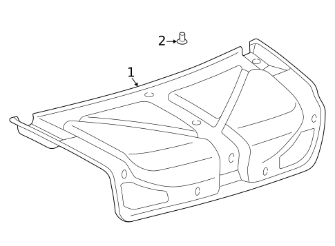 Interior Trim - Trunk for 1999 Lexus ES300 #0
