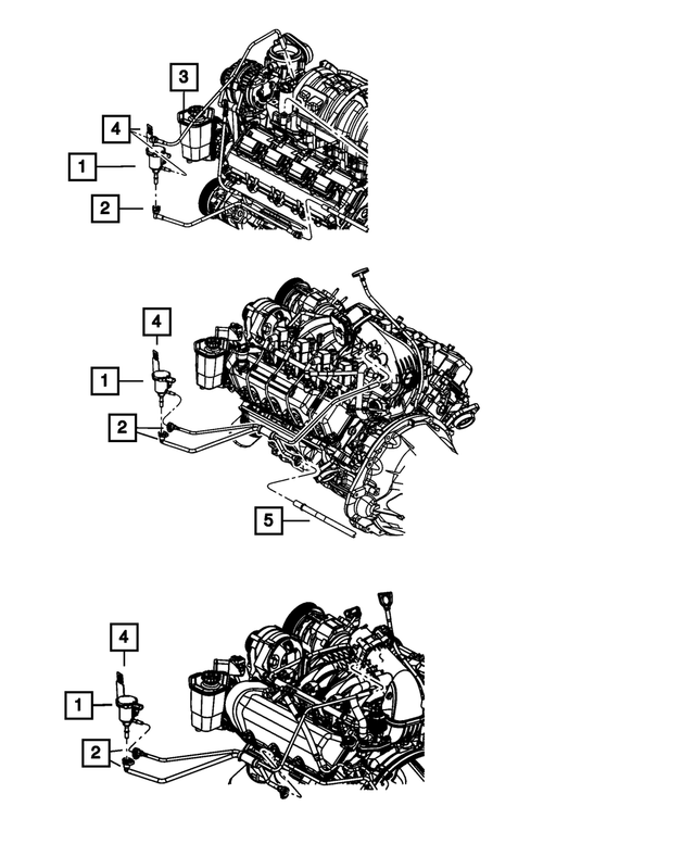 55398338AB - Emission Controls: Vapor Purge Harness for Mopar Image