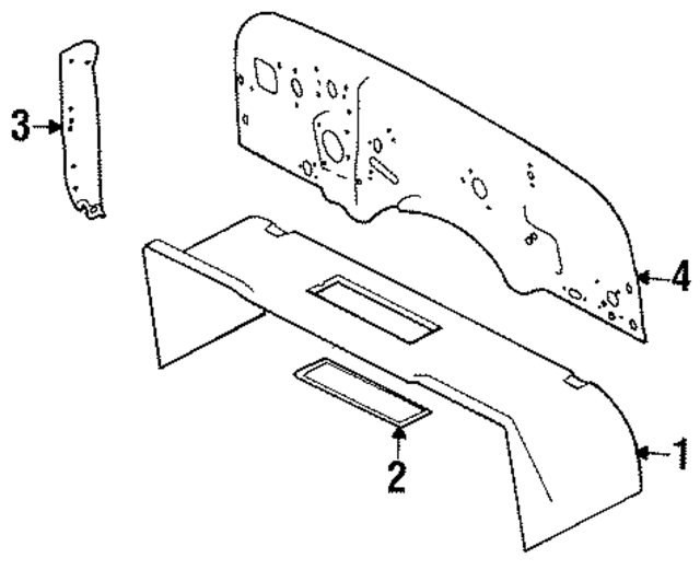 57001485 - Body: Cowl Top Panel for Mopar Image