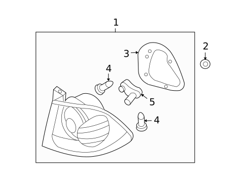 Tail Lamps for 2008 Kia Optima #0