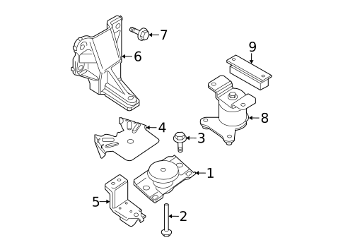 Engine & Trans Mounting for 2007 Nissan Frontier #0