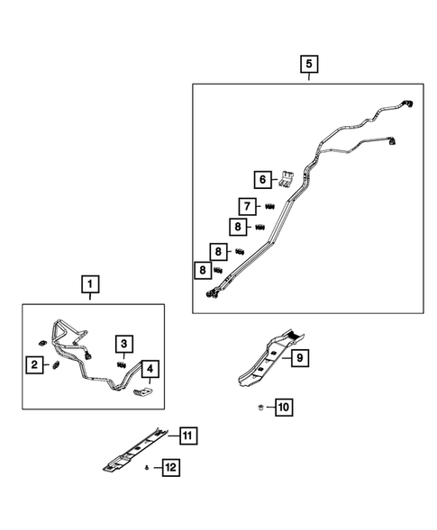 Fuel Tubes for 2014 Fiat 500L #0