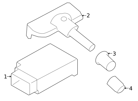 Tire Pressure Monitor Components for 2009 Kia Borrego #0