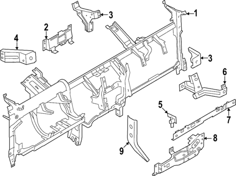 Instrument Panel Components for 2024 Ford Expedition #2