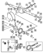 4882051AC - : Ring And Pinion Gear Kit for Dodge: Dakota Image