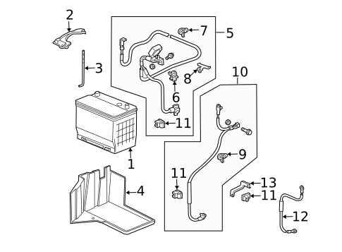 Battery for 2007 Honda Pilot #0