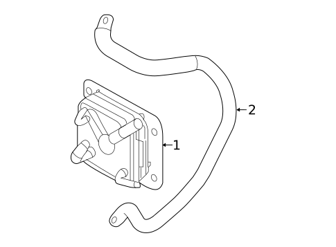 Trans Oil Cooler for 2017 Nissan Quest #0
