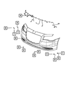 68245043AE - Electrical: Front Fascia Wiring for Mopar Image