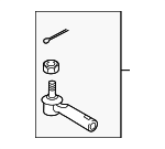 4504669245 - Steering: Outer Tie Rod for Toyota: 4Runner, FJ Cruiser Image
