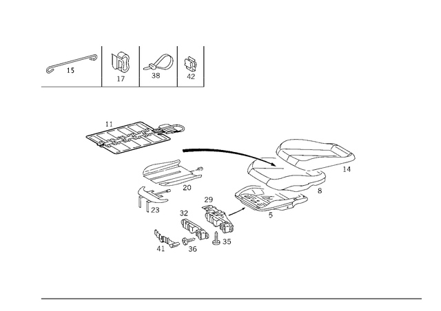 2089100274 - : Cable for Mercedes-Benz Image