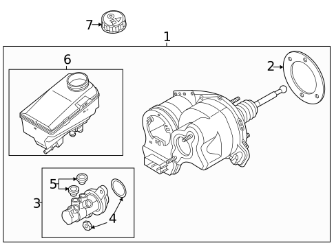 Master Cylinder - Components On Dash Panel for 2024 Audi e-tron GT #0