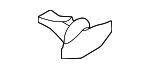 86438A5000 - Body: Molding Strip Clip for Hyundai Image