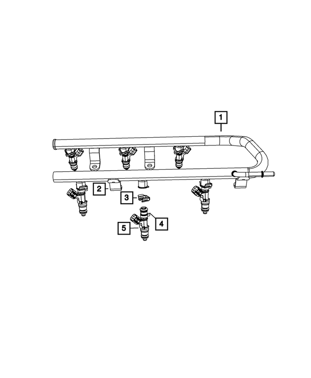 4861584AB - : Fuel Rail for Mopar Image