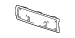 4D0807287DGRU - Body: License Bracket for Audi Image