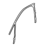 20984245 - Body: Run Channel for Chevrolet: Impala, Impala Limited Image