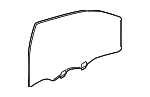 10338539 - Body: Door Glass for Chevrolet: Impala, Impala Limited Image