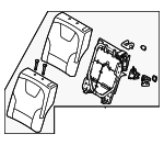 89300AT110AUQ - Body: Seat Back Assembly for Kia: Niro Image