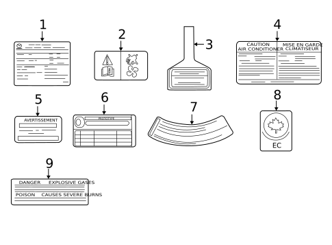 Labels for 2018 Mazda 6 #0