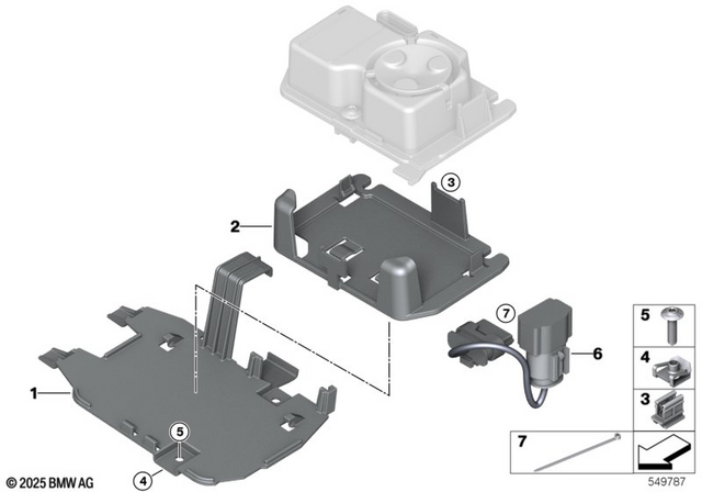 65755B55092 - Maintenance &amp; Technology: Bracket Dwa for BMW-Motorrad Image