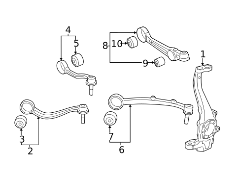 Suspension Components for 2012 Hyundai Genesis #0