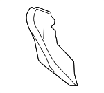 MD373570 - : Front Cover for Mitsubishi: Lancer Image