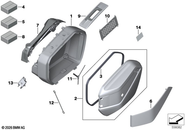 77419830241 - : Repair Kit, Retaining Strap for BMW-Motorrad: R 1300 RT, S 1000 XR Image